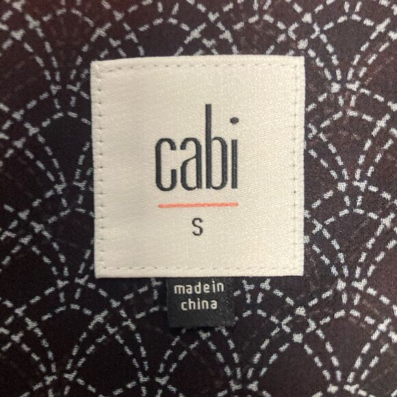 CAbi Scallop Mermaid Scale Layered Tank Top Sleeveless Blouse Navy 3783 Small - Picture 8 of 12